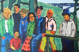 5.Semester Andre Dreyer Expressionismus Acryl auf Leinwand Masse 50x60 Gruppenbildnis.jpg