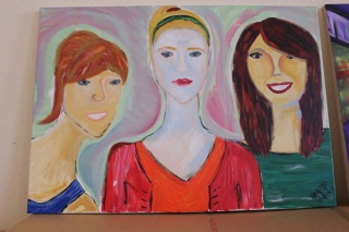 5.Semester Marie Girnus 2013 Gruppenbildnis Expressionismus.jpg